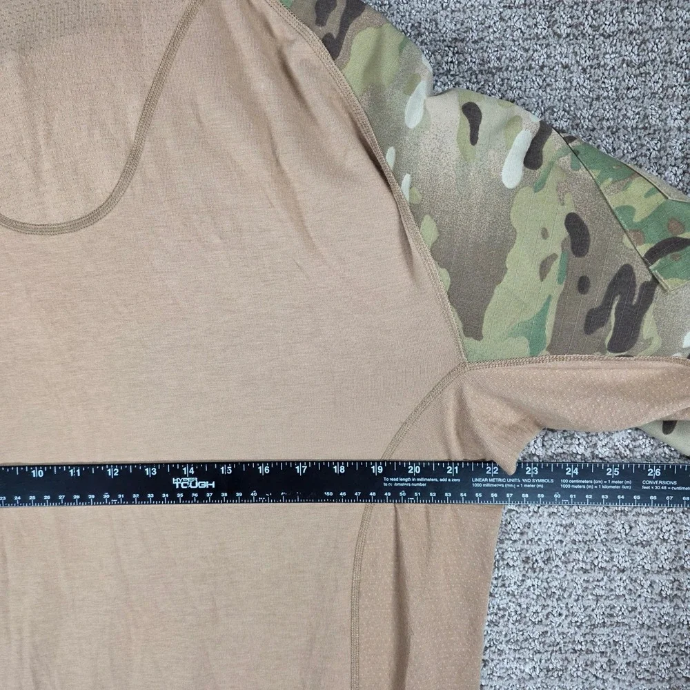 5.11 Tactical Series Rapid Assault Shirt XL Mens Tan Camo MultiCam 1/4 Zip
